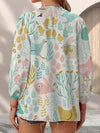 Joycorners Chicken Easter Casual V Neckline Half Sleeve Blouses