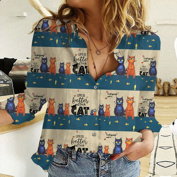 Joycorners Unique Cat Casual Shirt 18