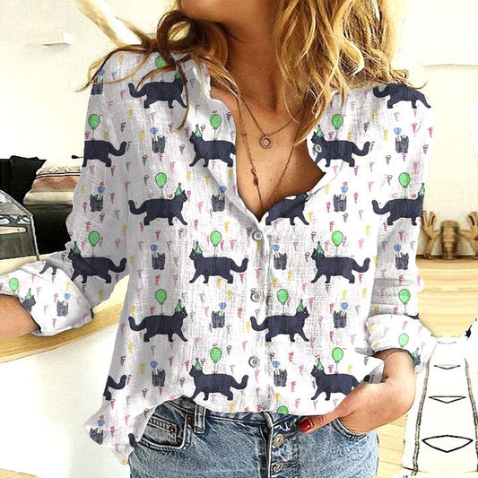 Joycorners Unique Cat Casual Shirt 15