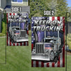 Joycorners Keep On Truckin' Silver U.S Truck 3D All Over Printed Flag