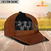 Joycorners Black Angus Black Brown Farm Customized Name Cap