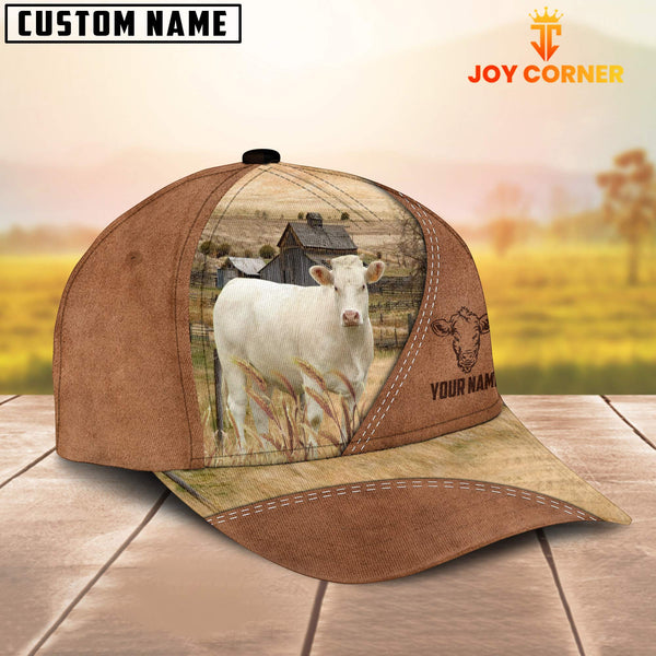 Joycorners Charolais Customized Name Brown Cap