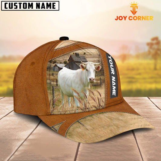 Joycorners Charolais Customized Name Brown Cap