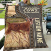 Joycorners Personalized Name Goat A Good Day Blanket