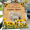 Joycorners Sheep Custom Name - Always Stay Humble and Kind Blanket