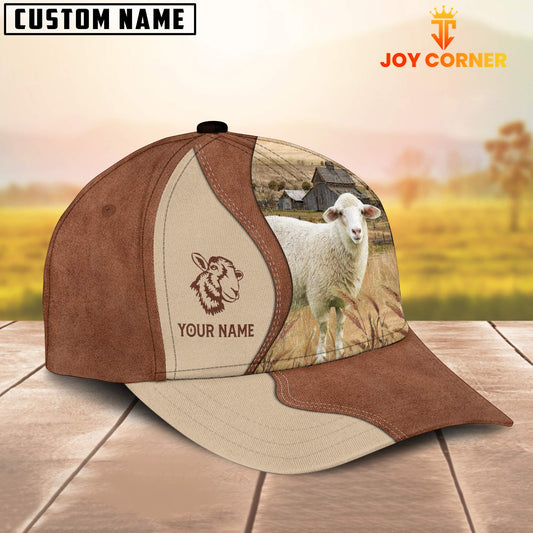 Joycorners Sheep Customized Name Choco Cap