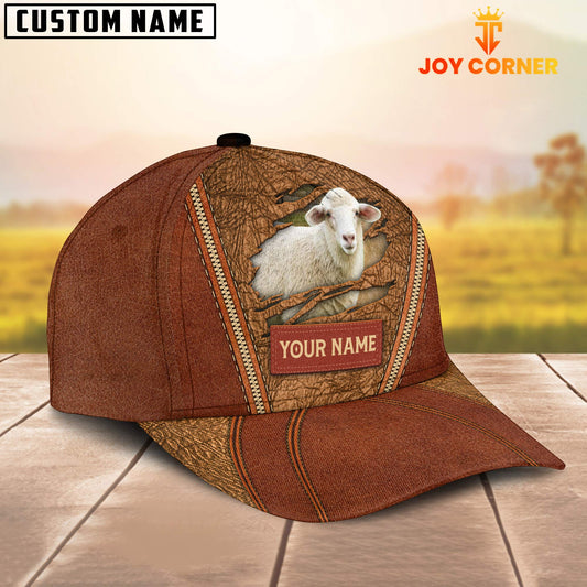 Joycorners Happy Sheep Customized Name Cap