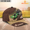 Joycorners Tractor On The Farm Customized Name 3D Brown Cap