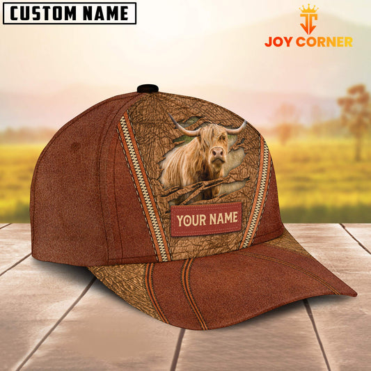 Joycorners Happy Highland Customized Name Cap