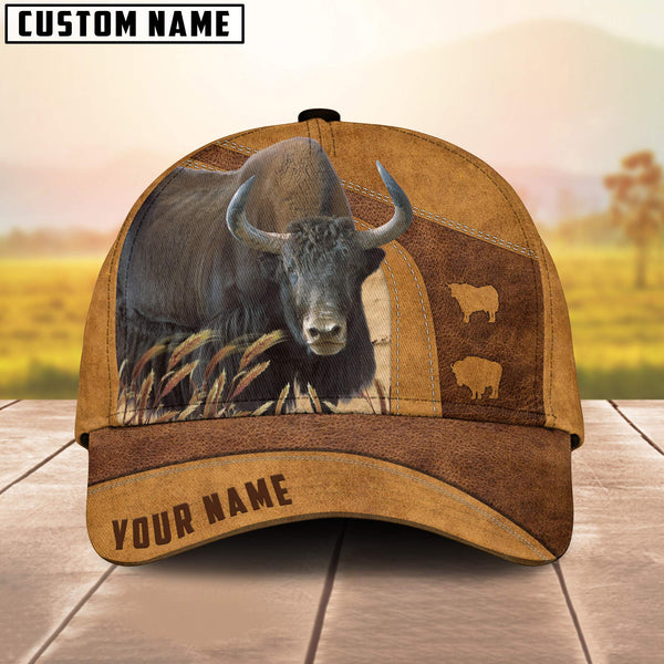 Joycorners Yak Cattle Custom Name Cap