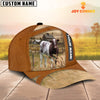 Joycorners Shorthorn Customized Name Brown Cap