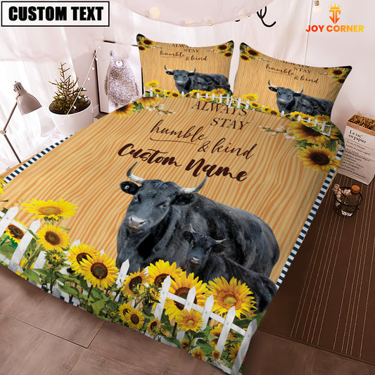 Joycorners Dexter Stay Humble And Kind Custom Name Bedding Set