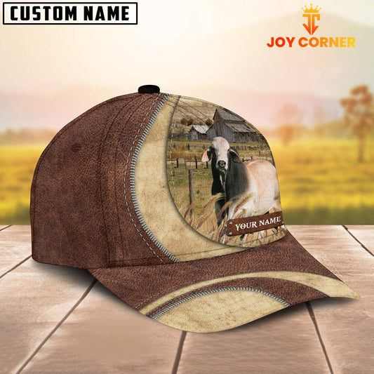 Joycorners Brahman Customized Name Farm Barn Cap