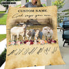 God Says You Are - Joycorners Personalized Name Charolais Blanket