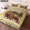 Joycorners Highland God Says You Are Custom Name Bedding Set