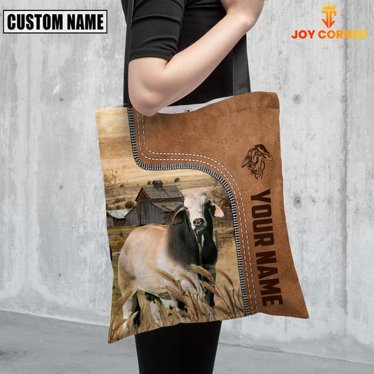Joycorners Brahman Custom Name 3D Tote Bag