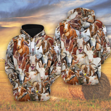 Joycorners Herd Of Goat All Over Printed 3D Shirts