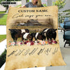 God Says You Are - Joycorners Personalized Name Charolais No Horn Blanket