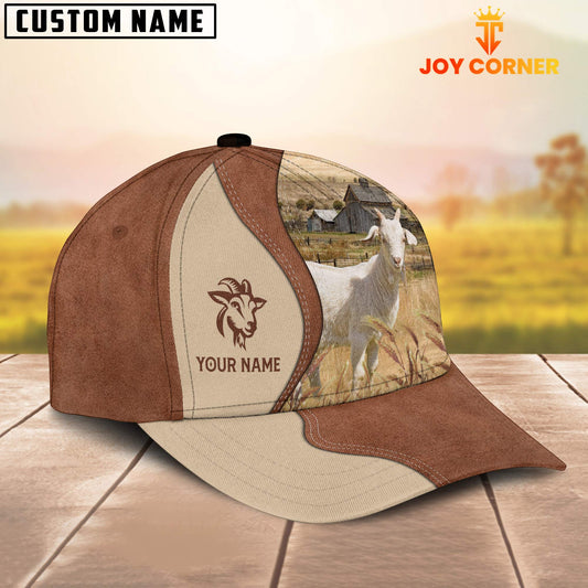 Joycorners Goat Customized Name Choco Cap