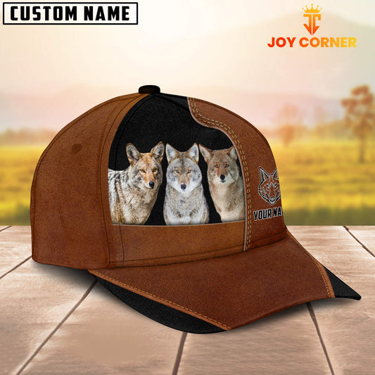 Joycorners Coyotes Black Brown Farm Customized Name Cap