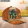 Joycorners Custom Name Tractor Leather Pattern Cap TT13