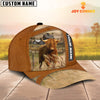 Joycorners Highland Customized Name Brown Cap