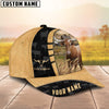 Joycorners Custom Name Texas Longhorn Cattle 3D Cap