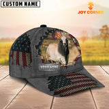 Joycorners Brahman Customized Name US Flag Net Cap