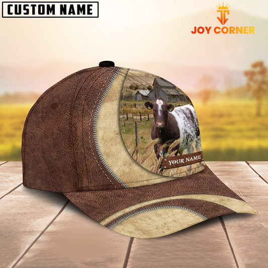 Joycorners Shorthorn Customized Name Farm Barn Cap