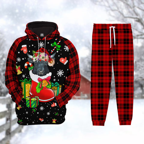 Joycorner Dexter Christmas Pattern Hoodie & Sweatpants Set