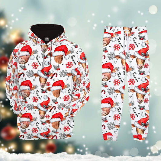 Joycorner Beefmaster Happy Christmas Hoodie & Sweatpants Set
