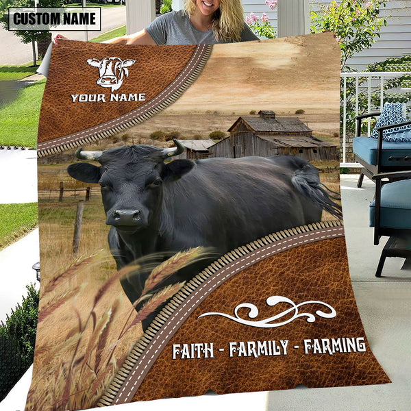 Joycorners Personalized Name Dexter Faith Family Farming Blanket