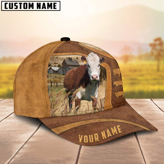 Joycorners Hereford On The Farm Custom Name Cap