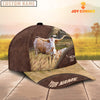 Joycorners Texas Longhorn On The Farm Customized Name 3D Brown Cap