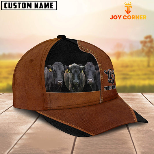 Joycorners Dexter Black Brown Farm Customized Name Cap