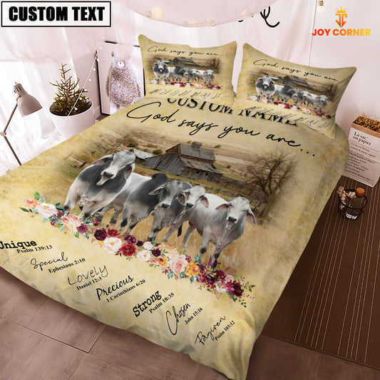 Joycorners Brahman God Says You Are Custom Name Bedding Set