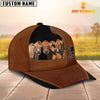 Joycorners Jersey Black Brown Farm Customized Name Cap