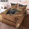 Joycorners Custom Name Black Angus On Farm Bedding Set