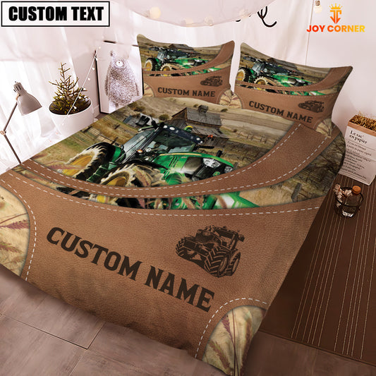 Joycorners Custom Name Tractor On Farm Bedding Set