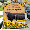 Joycorners Black Angus Custom Name - Always Stay Humble and Kind Blanket