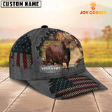 Joycorners Beefmaster Customized Name US Flag Net Cap