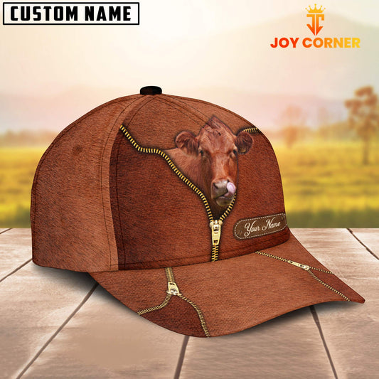 Joycorners Red Angus Hair Color Customized Name Cap