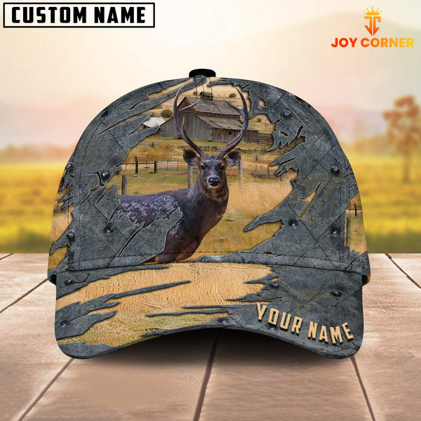 Joycorners Sambar Deer Customized Name Cap