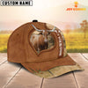 Joycorners Texas Longhorn Custom Name Heart Cap