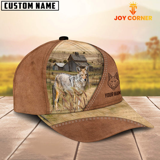 Joycorners Custom Name Coyotes Brown Cap