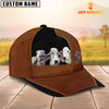 Joycorners Brahman Black Brown Farm Customized Name Cap