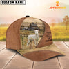 Joy Corners Lambs Customized Name Brown Cap