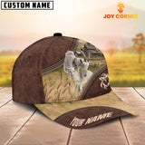 Joycorners Goat On The Farm Customized Name 3D Brown Cap