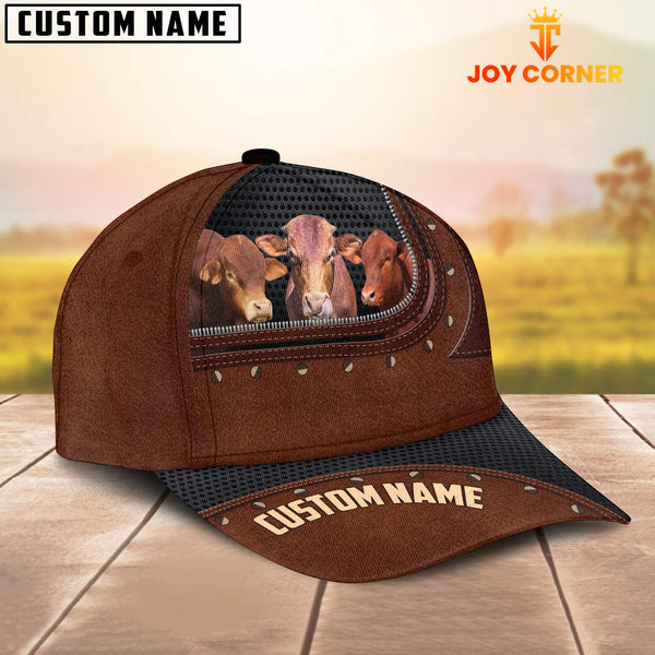 Joycorners Beefmaster Happiness Zipper Pattern Customized Name Cap