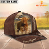 Joycorners Highland Customized Name Leather Pattern Cap